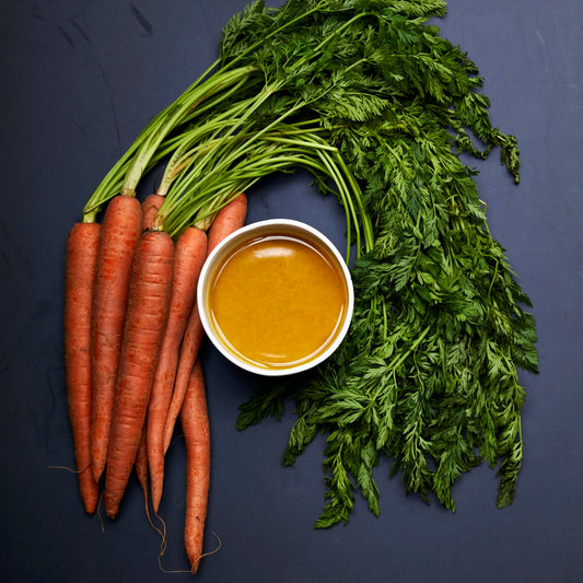 Ingredients of an organic bone broth.