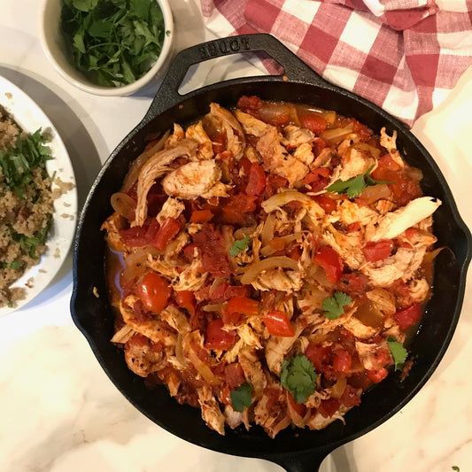 Chipotle Chicken with Quinoa and Beans