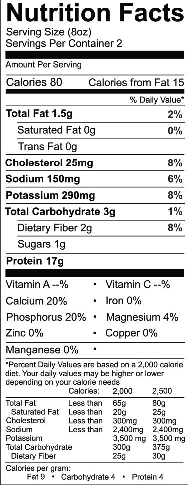 Broth Masters chicken bone broth nutrition facts. 2