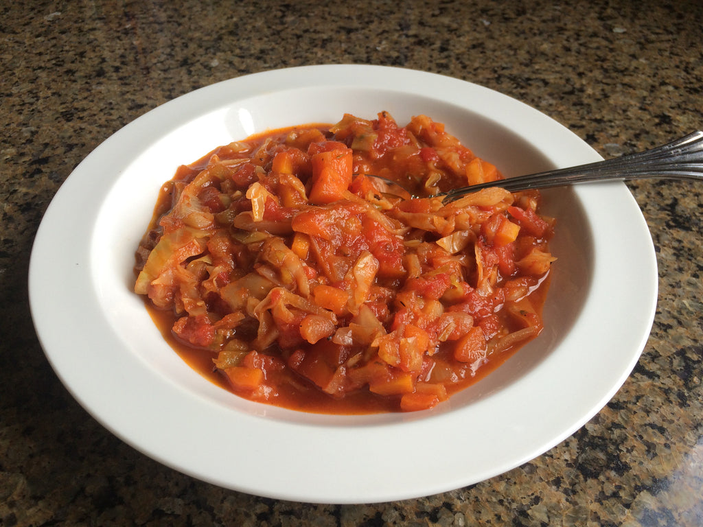 Tomato, Cabbage and Bone Broth Recipe