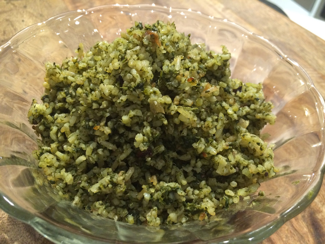Bakhsh Oven Baked Green Rice and Bone Broth Recipe