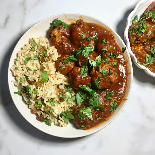 North African Meatballs with Bone Broth