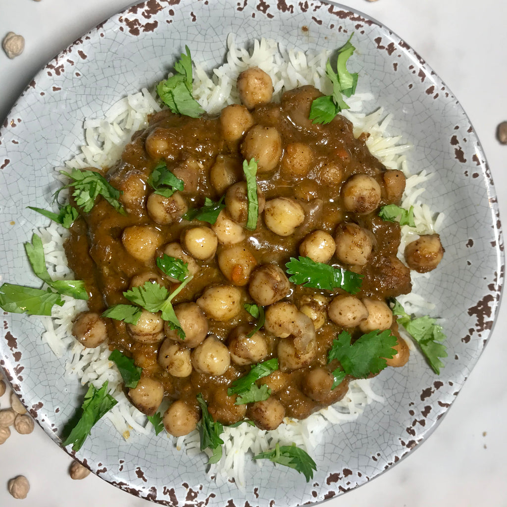 Chickpea Curry with Rice