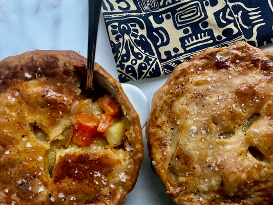 Ina Garten's Vegetable Pot Pie with Bone Broth